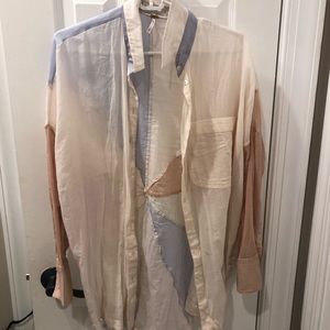 XMAS SALE: July Fourth Free people button down